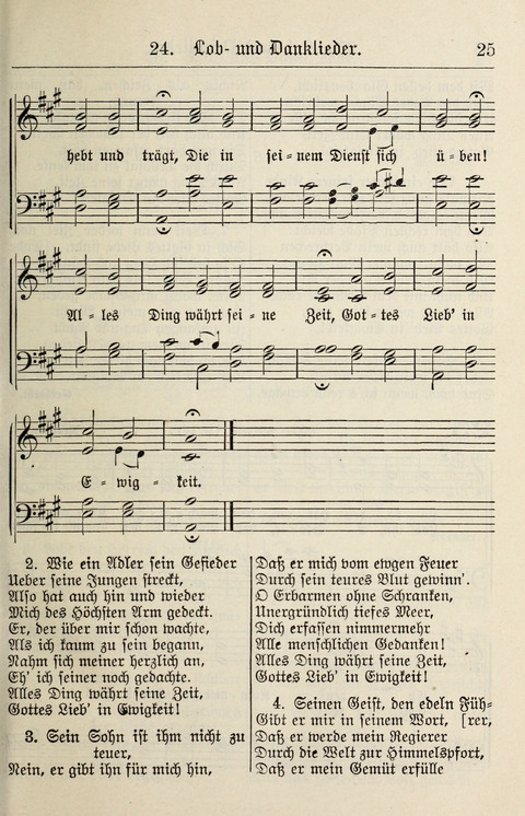 Gesangbuch für deutsche Gemeinden: enthaltend Psalmen und geistliche Lieder für öffentlichen und häuslichen Gottesdienst page 25