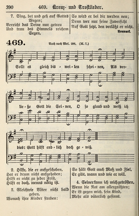 Gesangbuch für deutsche Gemeinden: enthaltend Psalmen und geistliche Lieder für öffentlichen und häuslichen Gottesdienst page 390