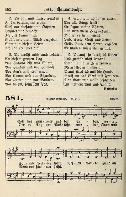 Gesangbuch für deutsche Gemeinden: enthaltend Psalmen und geistliche Lieder für öffentlichen und häuslichen Gottesdienst page 482