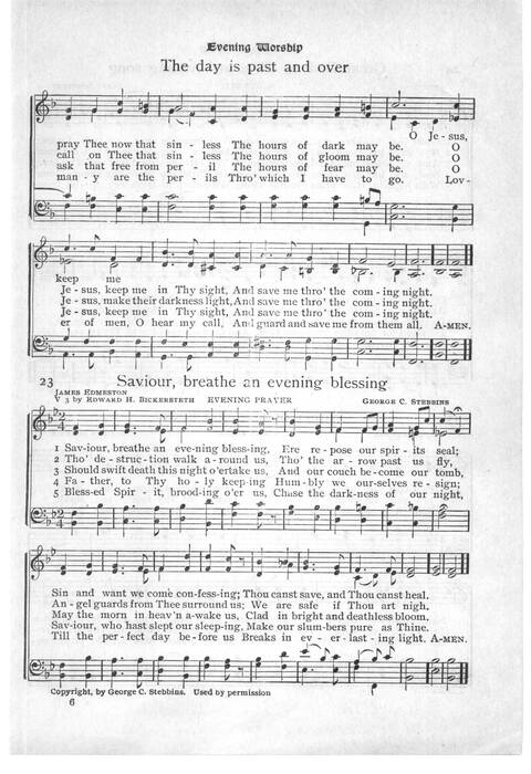 Gloria in Excelsis: a collection of responsive scripture readings, standard hymns and tunes, and spiritual songs for worship in the church and home (Abridged ed.) page 11