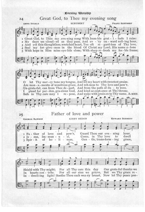 Gloria in Excelsis: a collection of responsive scripture readings, standard hymns and tunes, and spiritual songs for worship in the church and home (Abridged ed.) page 12