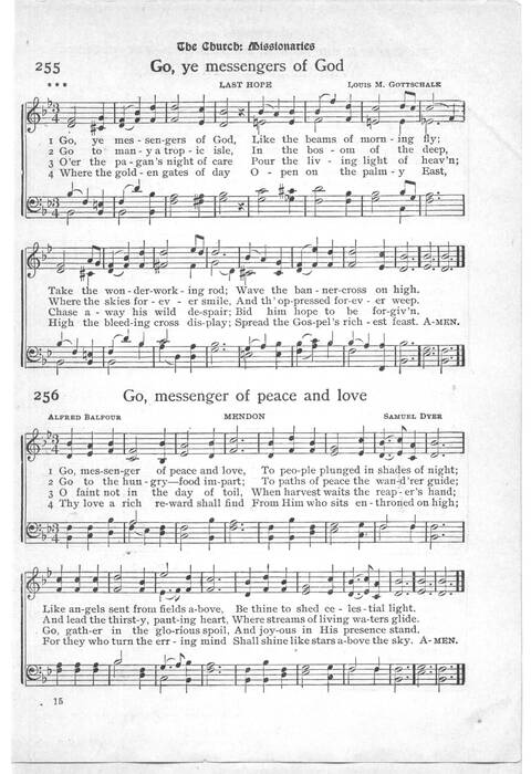 Gloria in Excelsis: a collection of responsive scripture readings, standard hymns and tunes, and spiritual songs for worship in the church and home (Abridged ed.) page 150