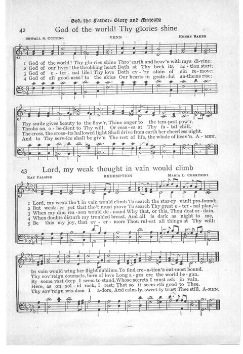 Gloria in Excelsis: a collection of responsive scripture readings, standard hymns and tunes, and spiritual songs for worship in the church and home (Abridged ed.) page 23