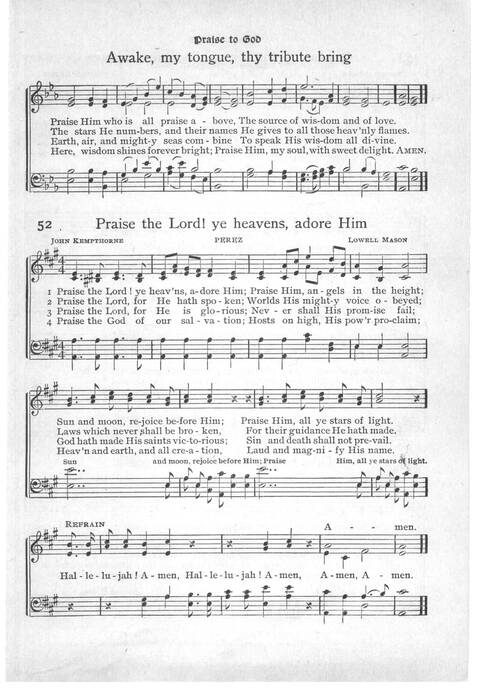 Gloria in Excelsis: a collection of responsive scripture readings, standard hymns and tunes, and spiritual songs for worship in the church and home (Abridged ed.) page 29