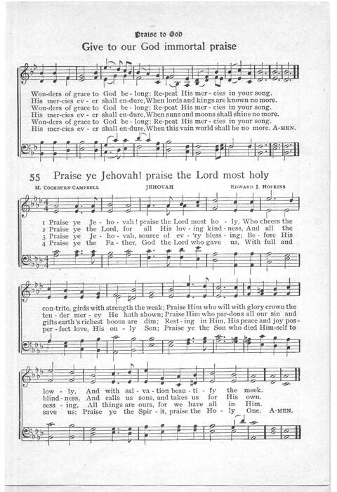 Gloria in Excelsis: a collection of responsive scripture readings, standard hymns and tunes, and spiritual songs for worship in the church and home (Abridged ed.) page 31