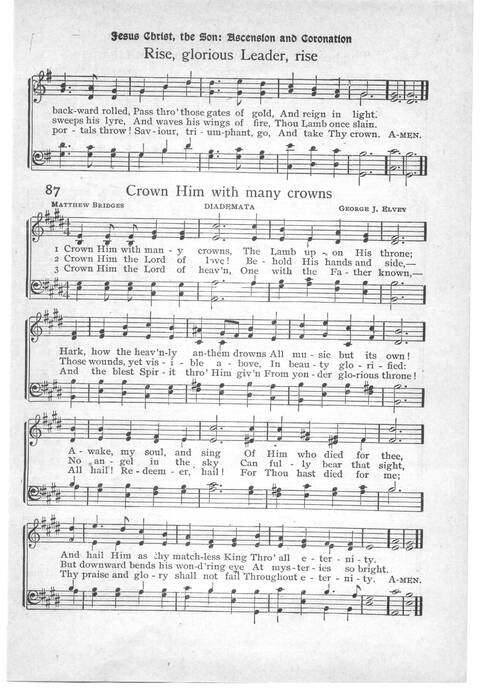 Gloria in Excelsis: a collection of responsive scripture readings, standard hymns and tunes, and spiritual songs for worship in the church and home (Abridged ed.) page 47