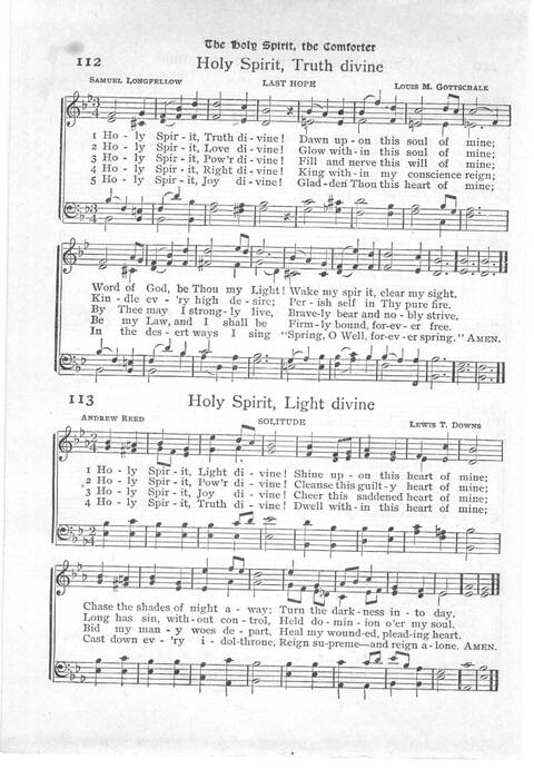 Gloria in Excelsis: a collection of responsive scripture readings, standard hymns and tunes, and spiritual songs for worship in the church and home (Abridged ed.) page 62