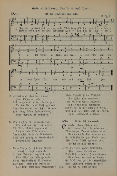 Gesangbuch der Evangelischen Gemeinschaft: für öffentlichen und häuslichen Gottesdient page 388