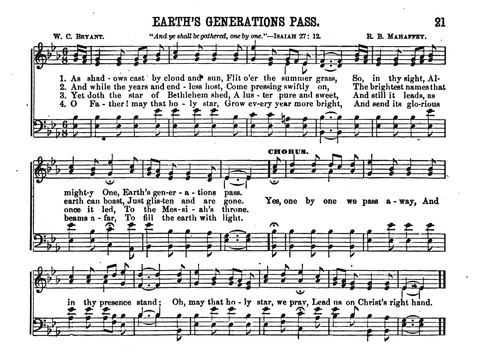 Gospel Echoes: A Choice Collection of Songs for Use in the Sunday-School, Prayer and Praise Meetings, and the Home Circle page 19