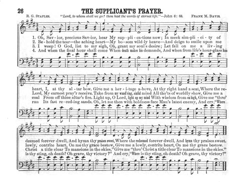 Gospel Echoes: A Choice Collection of Songs for Use in the Sunday-School, Prayer and Praise Meetings, and the Home Circle page 24