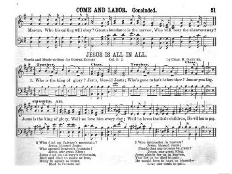 Gospel Echoes: A Choice Collection of Songs for Use in the Sunday-School, Prayer and Praise Meetings, and the Home Circle page 49