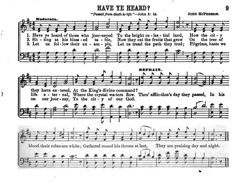 Gospel Echoes: A Choice Collection of Songs for Use in the Sunday-School, Prayer and Praise Meetings, and the Home Circle page 7