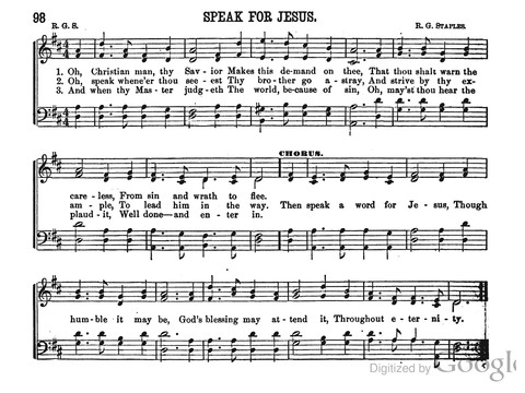 Gospel Echoes: A Choice Collection of Songs for Use in the Sunday-School, Prayer and Praise Meetings, and the Home Circle page 96