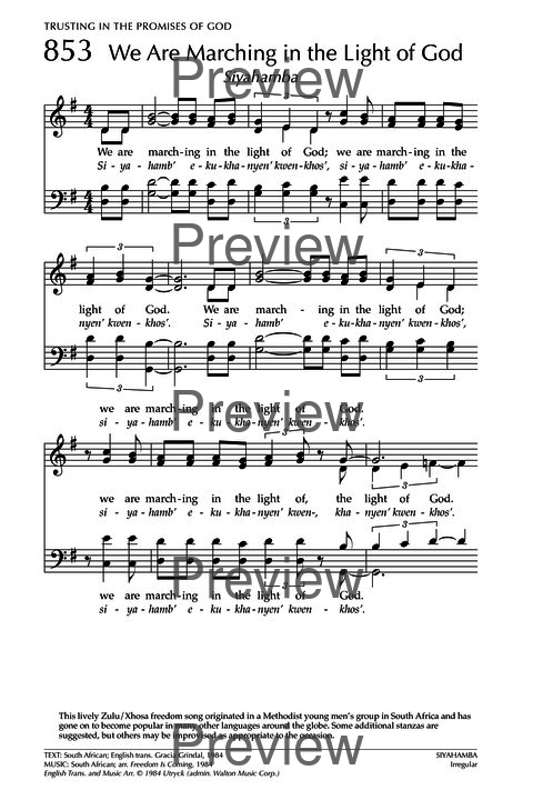 Glory to God: the Presbyterian Hymnal page 1051