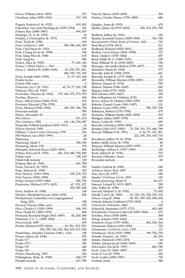 Glory to God: the Presbyterian Hymnal page 1123