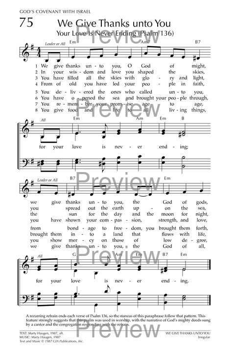 Glory to God: the Presbyterian Hymnal page 139