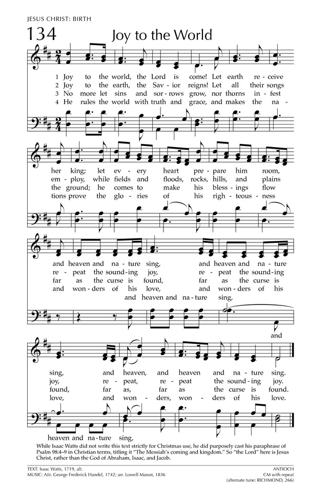 Glory to God: the Presbyterian Hymnal page 208