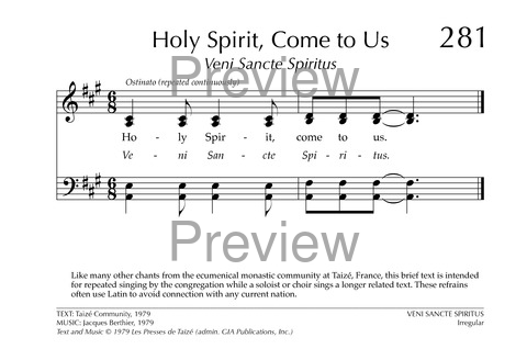 Glory to God: the Presbyterian Hymnal page 381