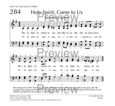 Glory to God: the Presbyterian Hymnal page 384