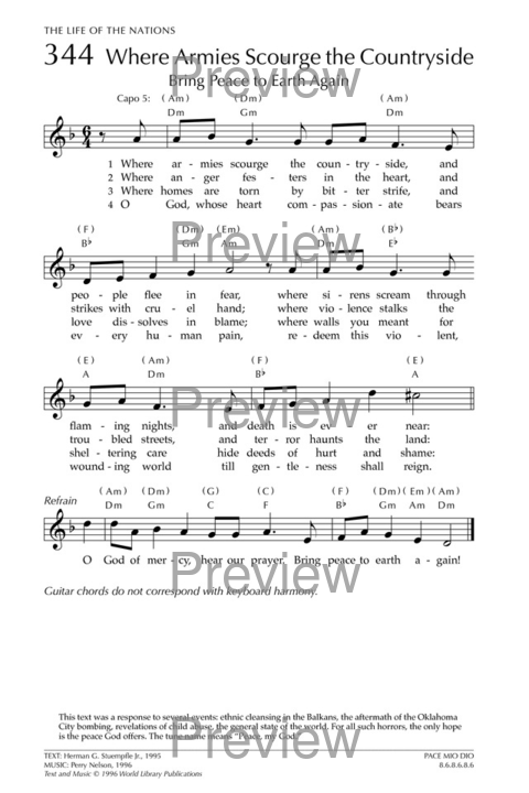 Glory to God: the Presbyterian Hymnal page 461