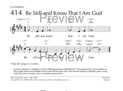 Glory to God: the Presbyterian Hymnal page 545