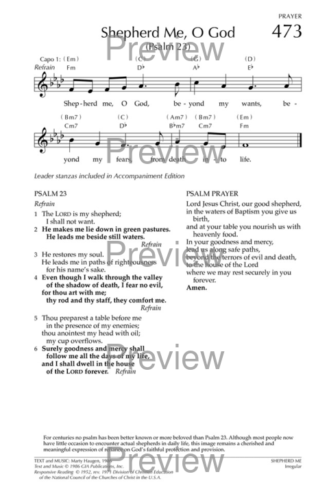 Glory to God: the Presbyterian Hymnal page 614