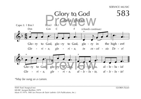 Glory to God: the Presbyterian Hymnal page 735