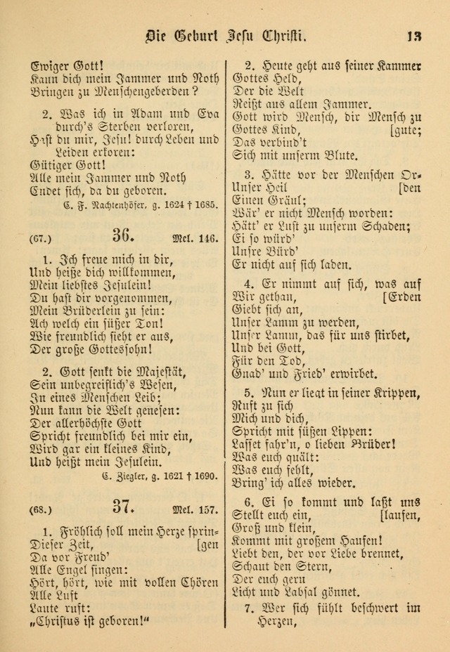 Gesangbuch der Evangelischen Brüdergemeinen in Nord Amerika (Neue vermehrte Aufl.) page 137