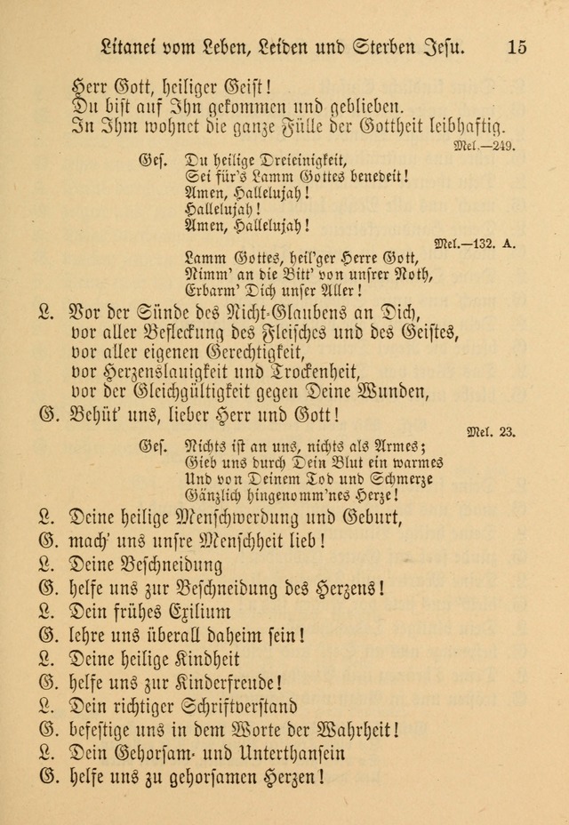 Gesangbuch der Evangelischen Brüdergemeinen in Nord Amerika (Neue vermehrte Aufl.) page 15