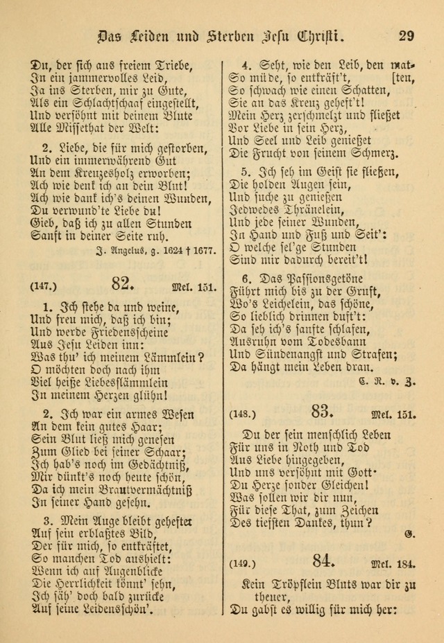 Gesangbuch der Evangelischen Brüdergemeinen in Nord Amerika (Neue vermehrte Aufl.) page 153