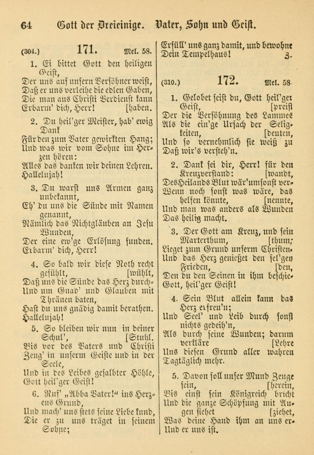 Gesangbuch der Evangelischen Brüdergemeinen in Nord Amerika (Neue vermehrte Aufl.) page 188