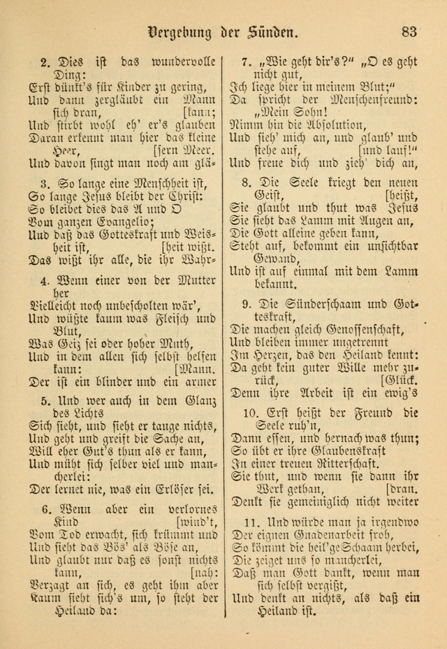 Gesangbuch der Evangelischen Brüdergemeinen in Nord Amerika (Neue vermehrte Aufl.) page 207