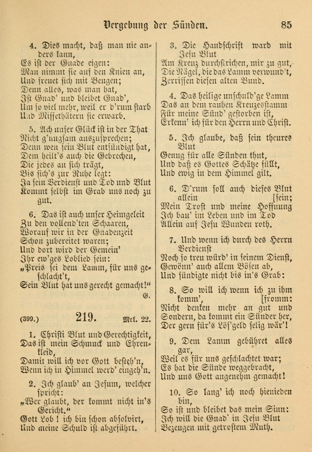 Gesangbuch der Evangelischen Brüdergemeinen in Nord Amerika (Neue vermehrte Aufl.) page 209