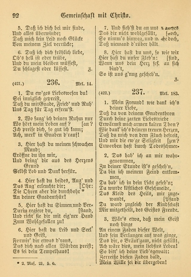 Gesangbuch der Evangelischen Brüdergemeinen in Nord Amerika (Neue vermehrte Aufl.) page 216