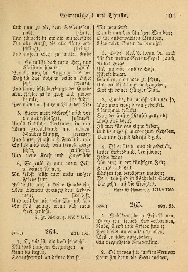 Gesangbuch der Evangelischen Brüdergemeinen in Nord Amerika (Neue vermehrte Aufl.) page 225