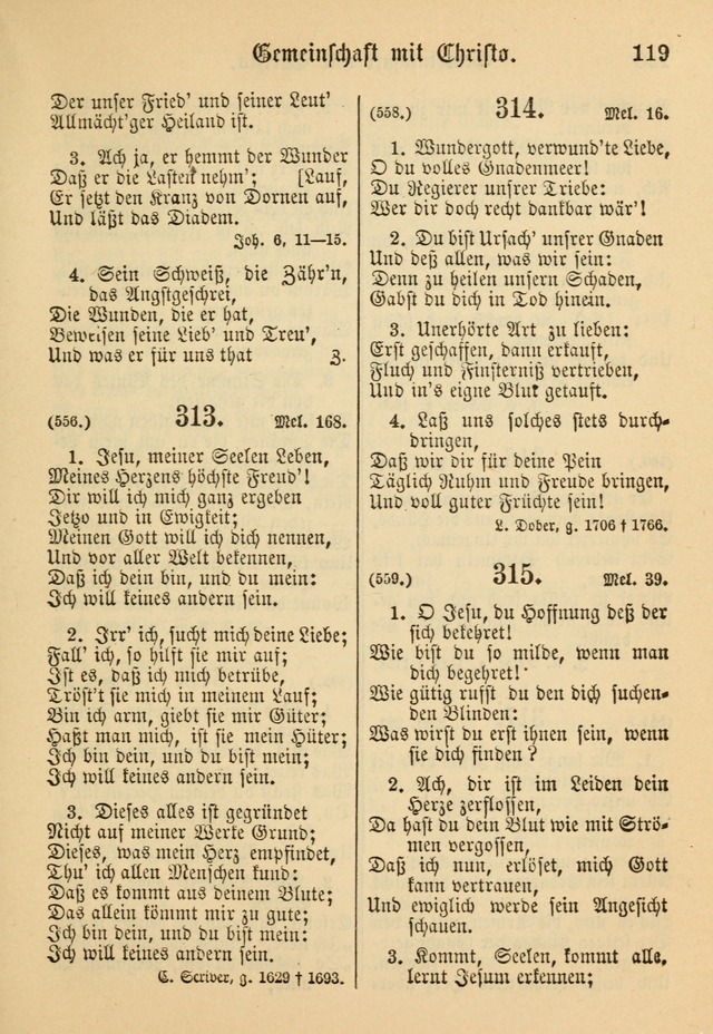 Gesangbuch der Evangelischen Brüdergemeinen in Nord Amerika (Neue vermehrte Aufl.) page 243