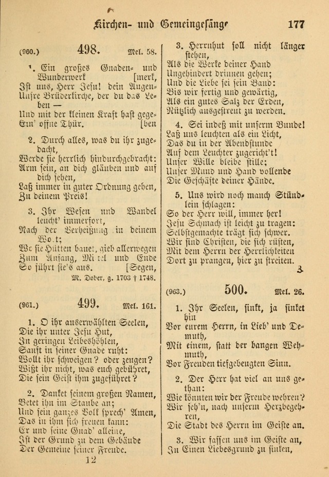 Gesangbuch der Evangelischen Brüdergemeinen in Nord Amerika (Neue vermehrte Aufl.) page 301