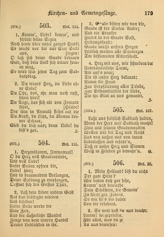 Gesangbuch der Evangelischen Brüdergemeinen in Nord Amerika (Neue vermehrte Aufl.) page 303