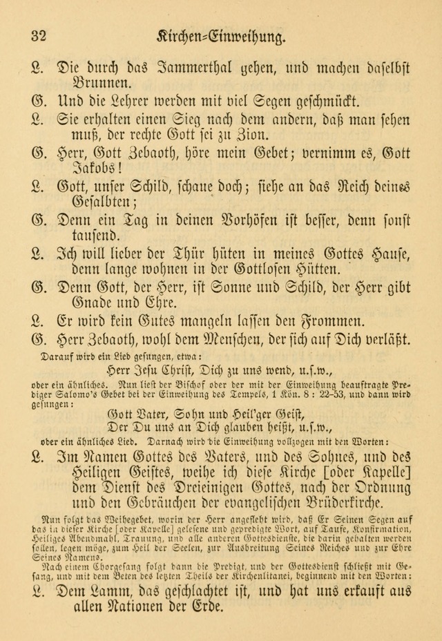 Gesangbuch der Evangelischen Brüdergemeinen in Nord Amerika (Neue vermehrte Aufl.) page 32