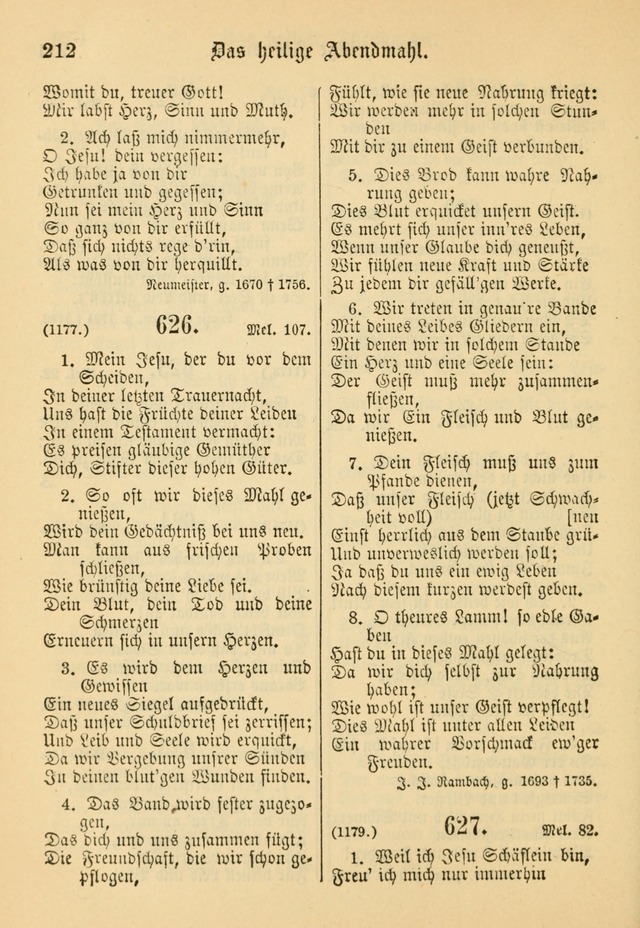 Gesangbuch der Evangelischen Brüdergemeinen in Nord Amerika (Neue vermehrte Aufl.) page 336