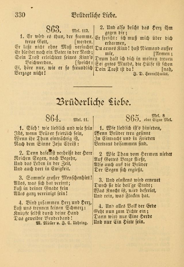 Gesangbuch der Evangelischen Brüdergemeinen in Nord Amerika (Neue vermehrte Aufl.) page 454