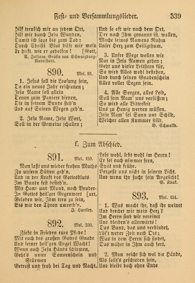 Gesangbuch der Evangelischen Brüdergemeinen in Nord Amerika (Neue vermehrte Aufl.) page 463