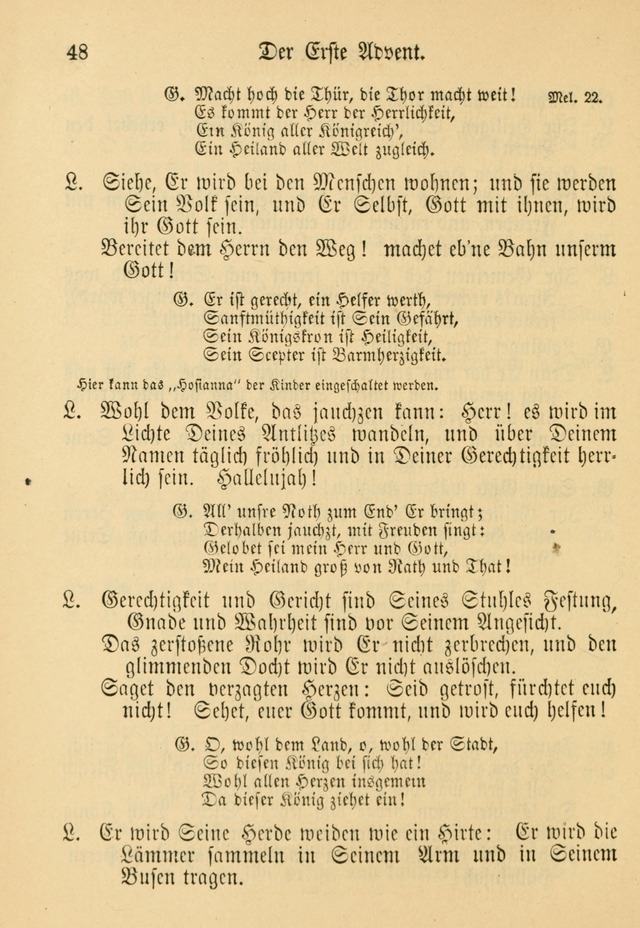 Gesangbuch der Evangelischen Brüdergemeinen in Nord Amerika (Neue vermehrte Aufl.) page 48