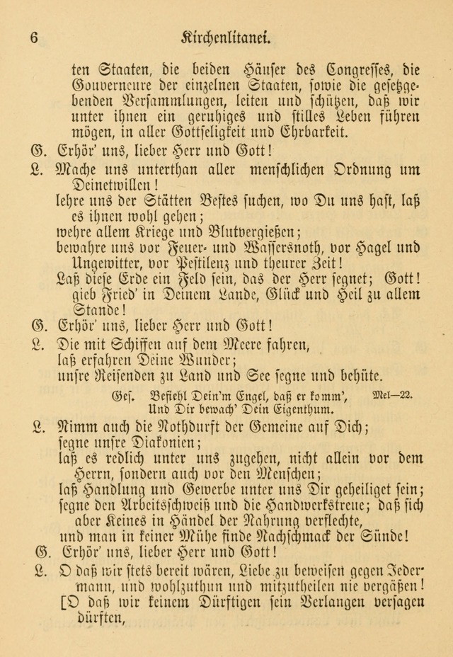 Gesangbuch der Evangelischen Brüdergemeinen in Nord Amerika (Neue vermehrte Aufl.) page 6