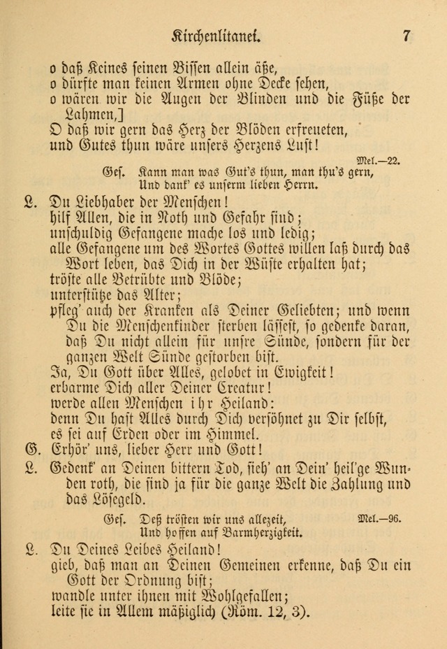 Gesangbuch der Evangelischen Brüdergemeinen in Nord Amerika (Neue vermehrte Aufl.) page 7