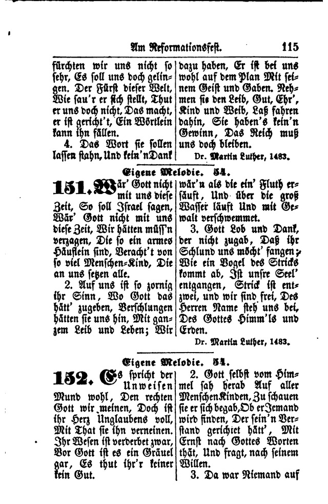 Gesangbuch für Gemeinden des Evangelisch-Lutherischen Bekenntnisses  page 115