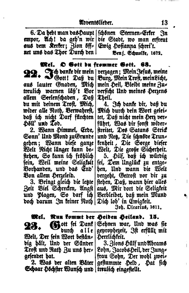 Gesangbuch für Gemeinden des Evangelisch-Lutherischen Bekenntnisses  page 13