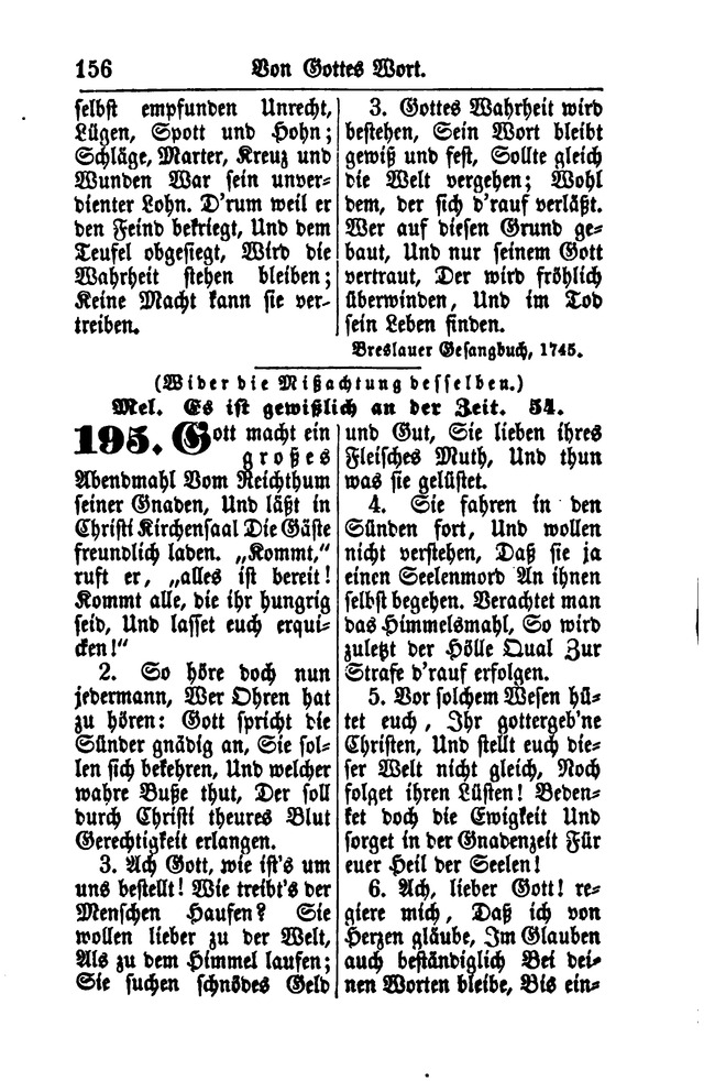 Gesangbuch für Gemeinden des Evangelisch-Lutherischen Bekenntnisses  page 158