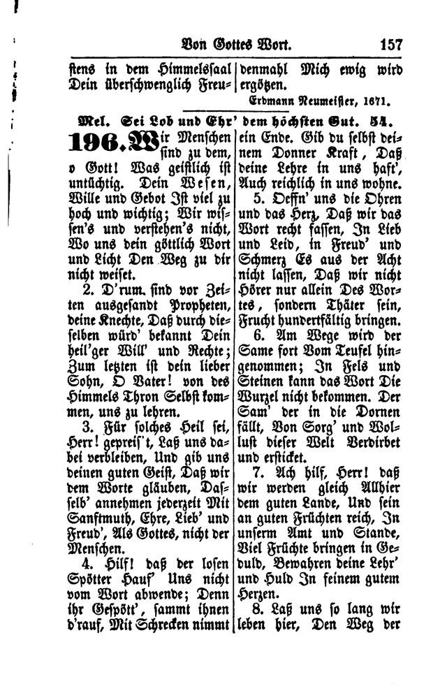 Gesangbuch für Gemeinden des Evangelisch-Lutherischen Bekenntnisses  page 159