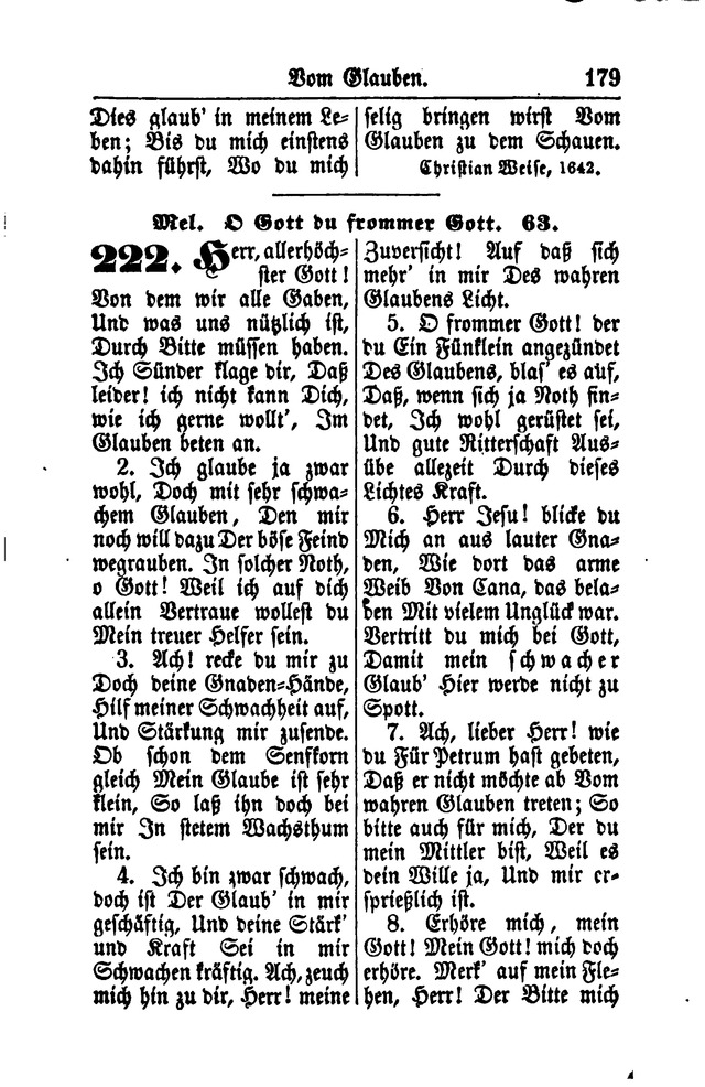 Gesangbuch für Gemeinden des Evangelisch-Lutherischen Bekenntnisses  page 181